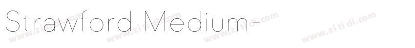 Strawford Medium字体转换 Strawford Medium字体转换